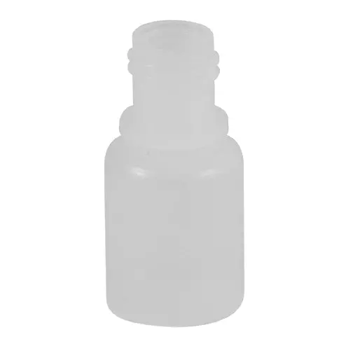 1/4 oz Natural LDPE Boston Round Bottle with Collar – 15-415