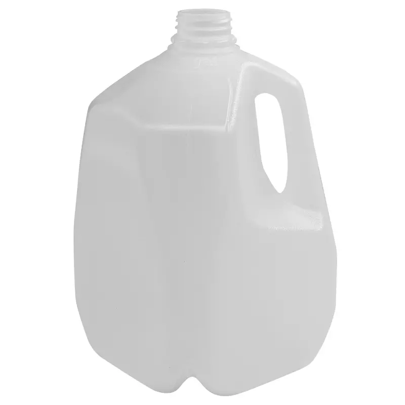 1-Gallon Natural HDPE Dairy Jug with 38mm DBJ Neck Finish