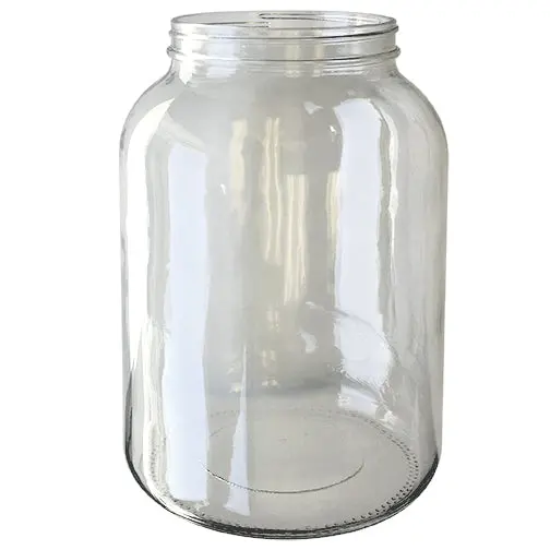 1-Gallon Wide-Mouth Clear Glass Mason Jar – 110-400 Finish