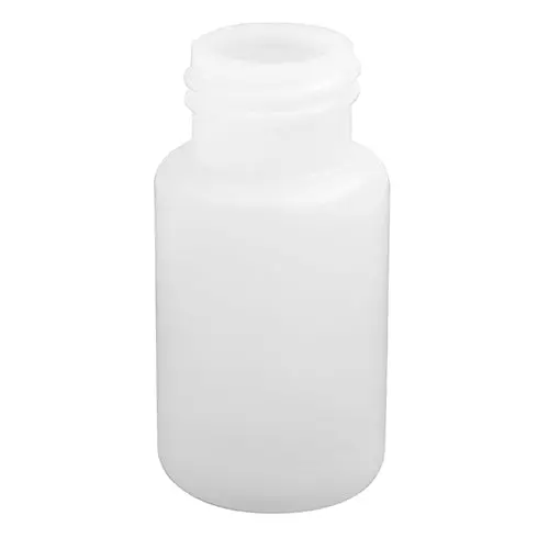 1 oz Natural LDPE Cylinder Bottle – 24-410 Neck Size