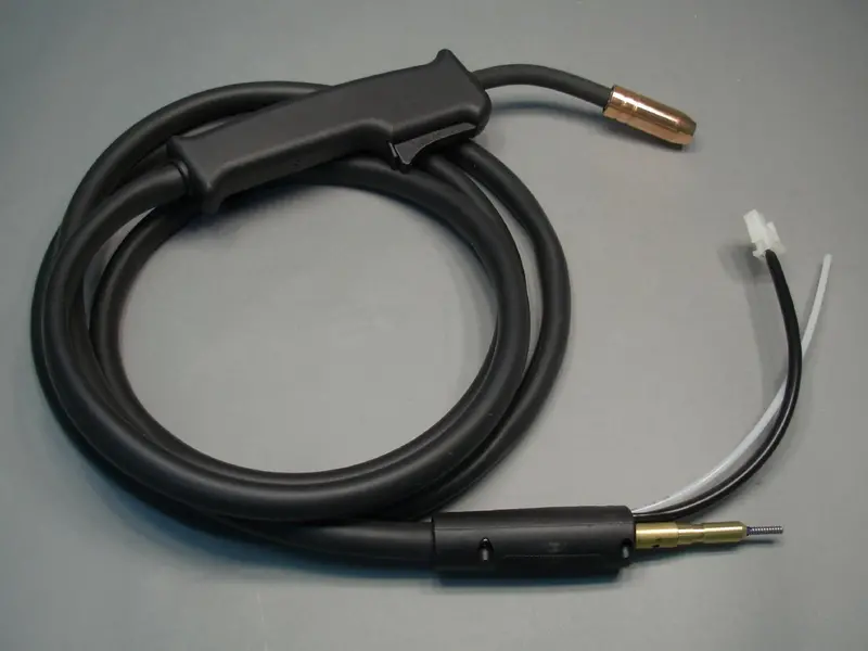 10-Foot Tweco Mini MIG Torch (150A) Featuring Female Gas Diffuser Interface