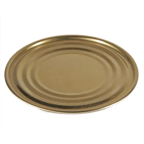 #10 Gold Enamel Metal Food Can End (603 mm)