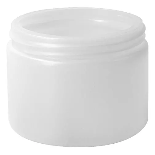 10 oz Natural HDPE Wide-Mouth Flamed Canister with 89-400 Finish