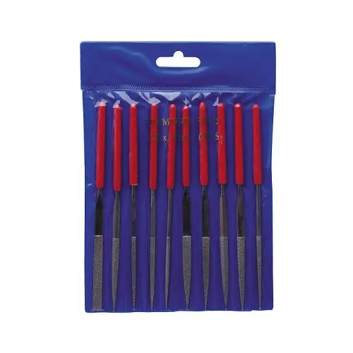 10-Piece Diamond-Coated Needle File Set for Hard Materials