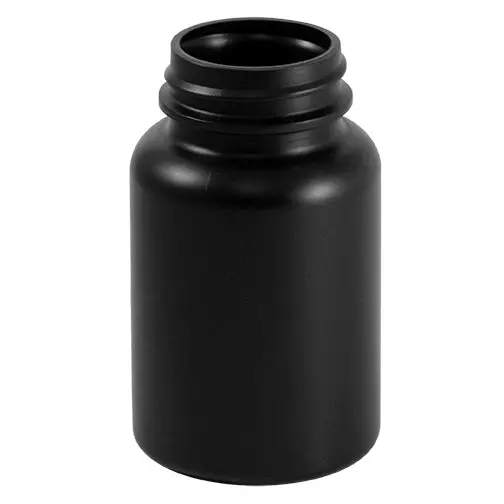 120cc Black HDPE Packer Bottle with 38-400 Neck Finish