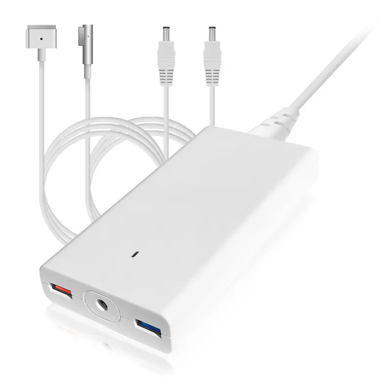 120W Compact USB-C Laptop Charger with MagSafe 2 Compatibility for Apple MacBook — Adjustable 85W/60W/45W Output