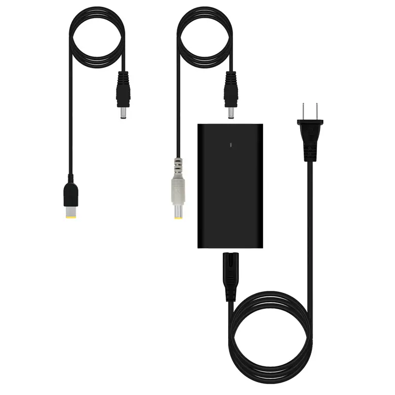 120W Slim USB-C Laptop Power Adapter for Lenovo ThinkPad & Yoga Series — 90W/65W/45W Auto-Sensing