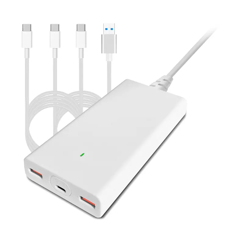 120W Ultra-Slim USB-C Power Delivery Laptop Charger for Apple MacBook Pro/Air — Supports 87W/67W/30W Adaptive Output