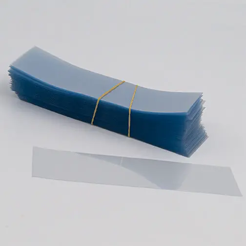 123 × 37 mm Flat Clear Shrink Band for 70mm Caps