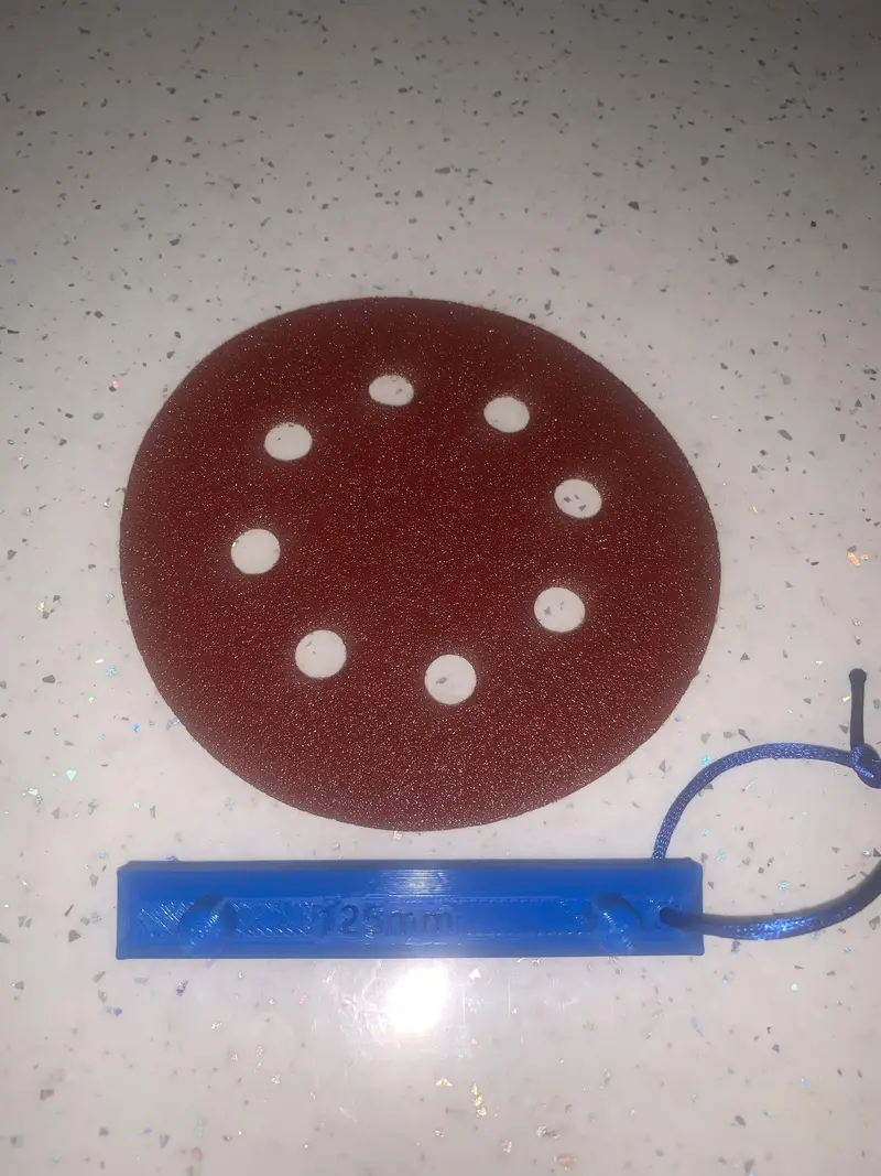125mm Sanding Disc Centering & Alignment Tool
