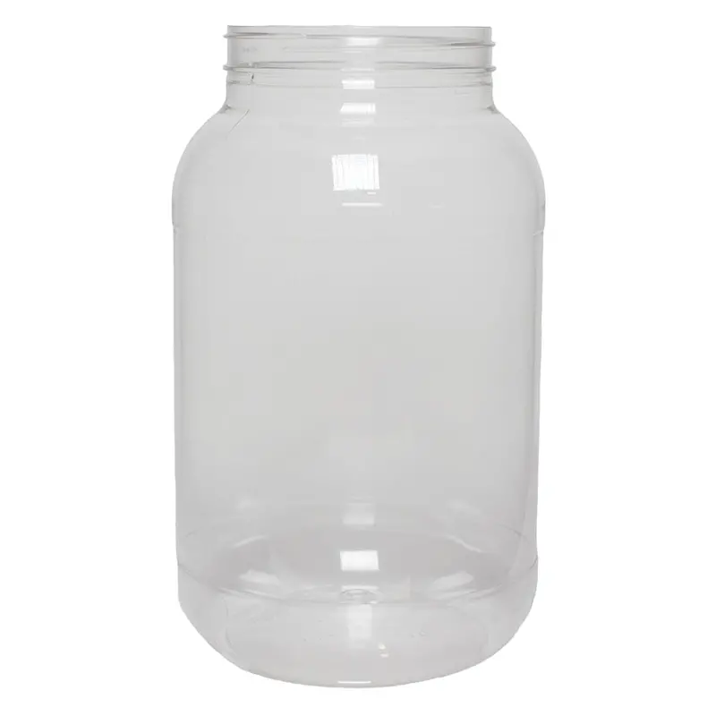128 oz (1 Gal) Clear PET Wide-Mouth Jar – 110-400 Closure