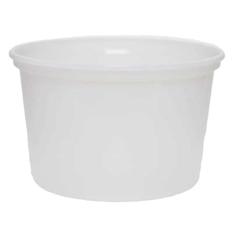 14 oz Natural PP Freezer-Safe Tub – L410