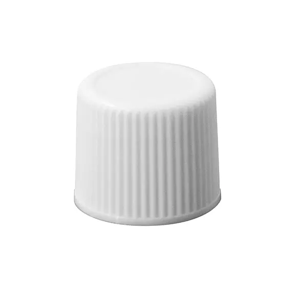 15-415 White Ribbed PP Closure with F217 Liner