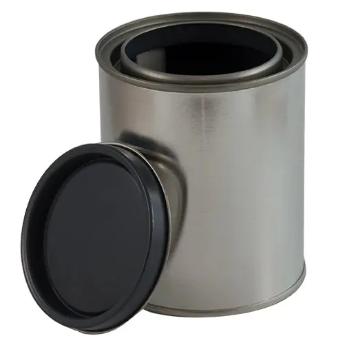 16 oz (1-Pint) Lined Metal Paint Can with Lid