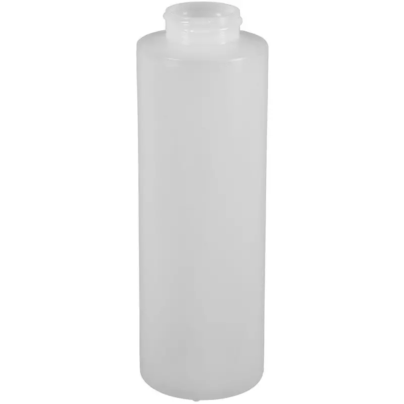 16 oz Natural HDPE Cylinder Bottle – 38-400 Cap Fit
