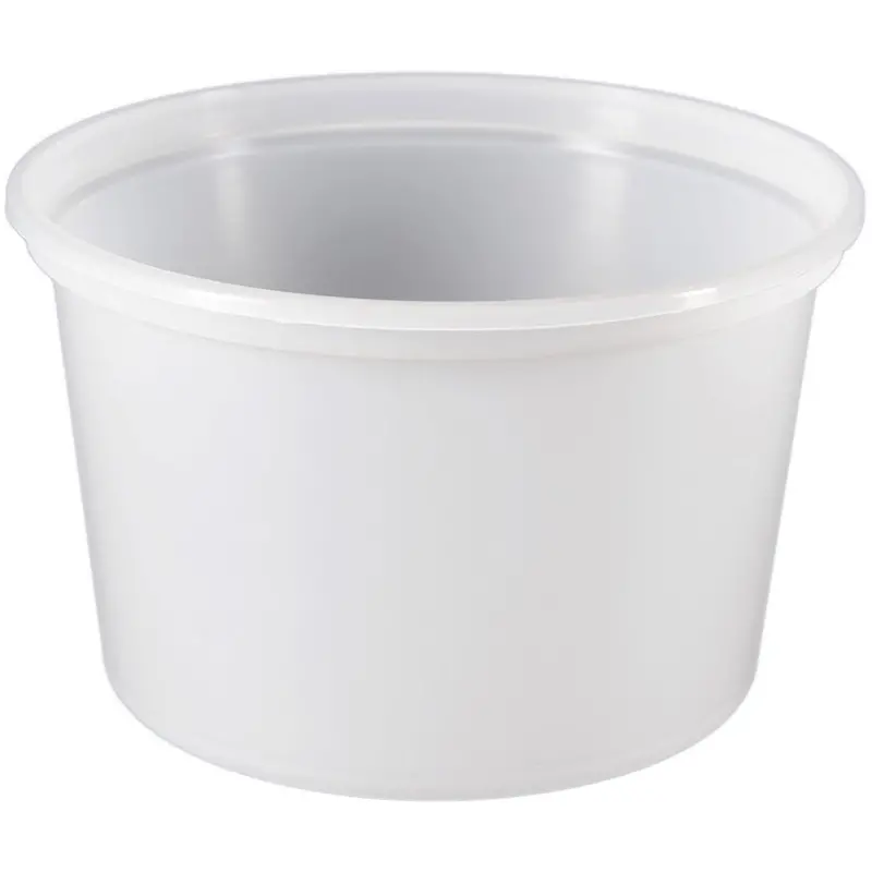 16 oz Natural Polypropylene (PP) Tub – L410