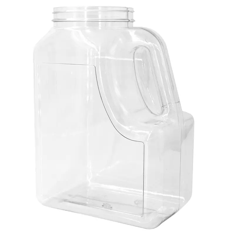 160 oz Clear PET Handle Jar with 110-400 Neck Finish