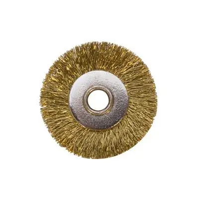 2-Inch Brass Bristle Cleaning Brush