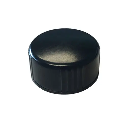 22-400 Black Phenolic Cap with Poly-Seal Cone Liner