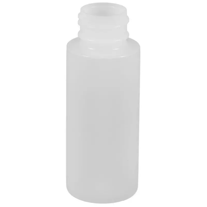 2oz Natural HDPE Cylindrical Bottle – 24-410 Neck