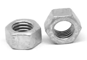 3/8″ Hot-Dip Galvanized Hex Nut – Heavy-Duty Steel Fastener