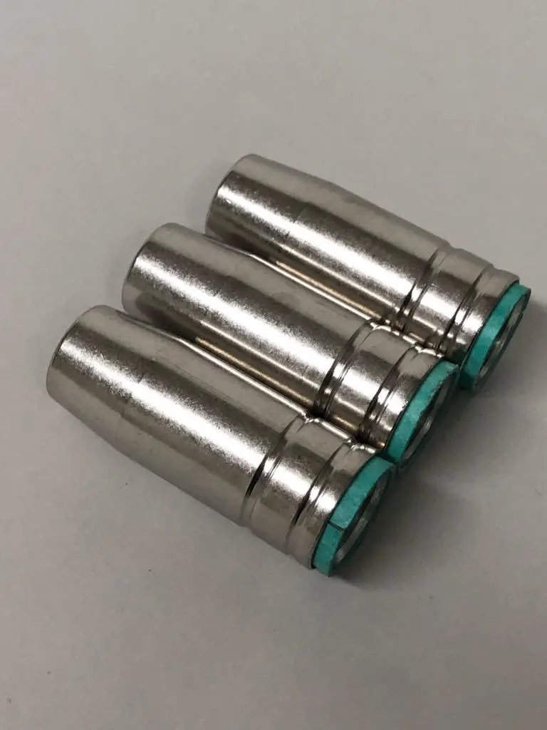 3-Pack Gas Nozzles for HTP 25-Series Aluminum MIG Welding Gun (Part #50-7114-3)