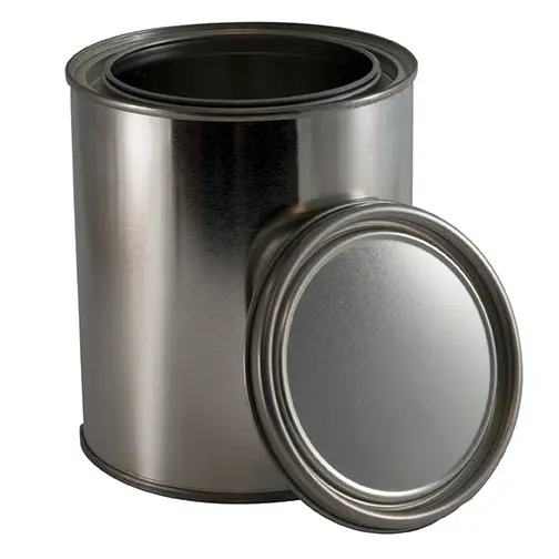 32 oz (1-Quart) Unlined Metal Paint Can with Lid