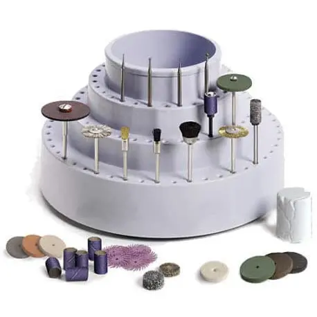 360° Rotating Bur and Bit Holder for Rotary Tools