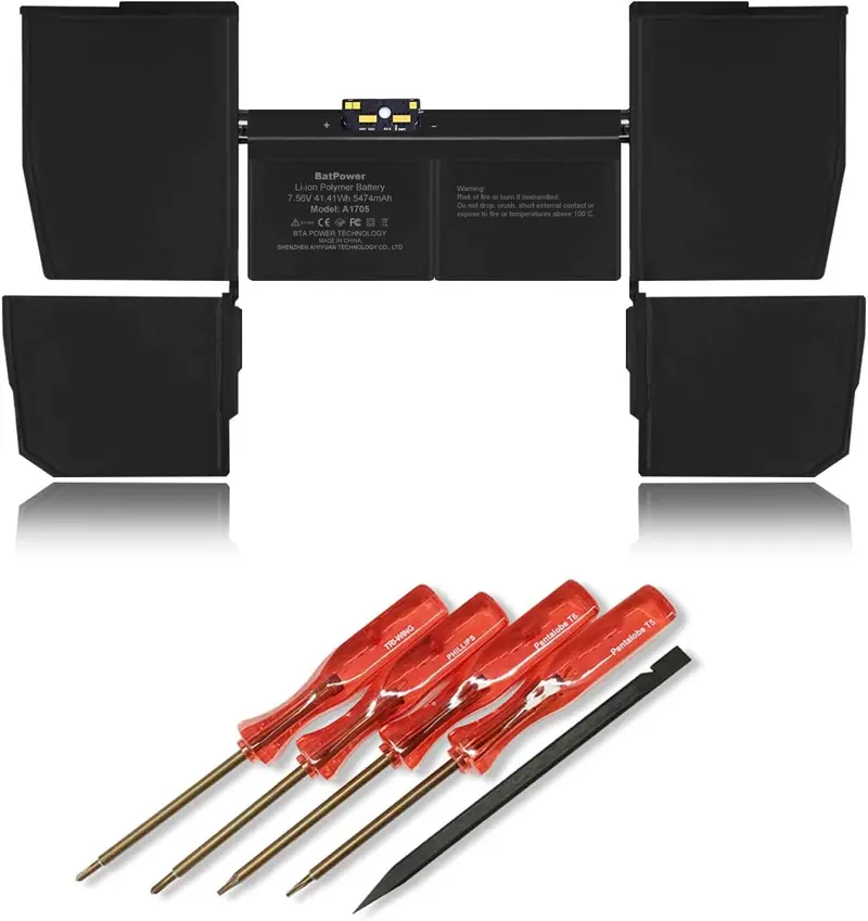 41.41Wh A1705 Battery for MacBook 12″ Retina (Early 2016–Mid 2017) – A1534 Model