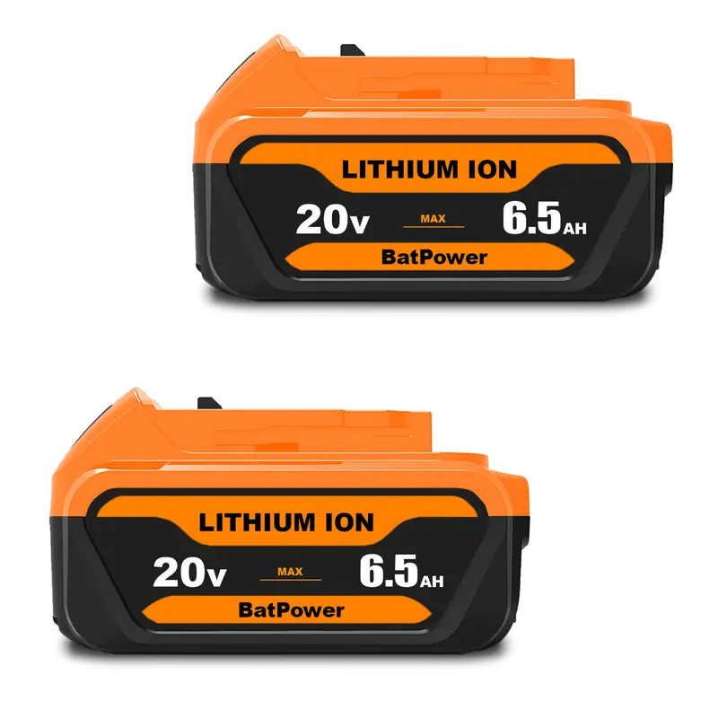 6.5Ah 20V MAX XR Lithium-Ion Battery for DeWalt DCB205 – Compatible with DCD/DCF/DCG/DCS Tools