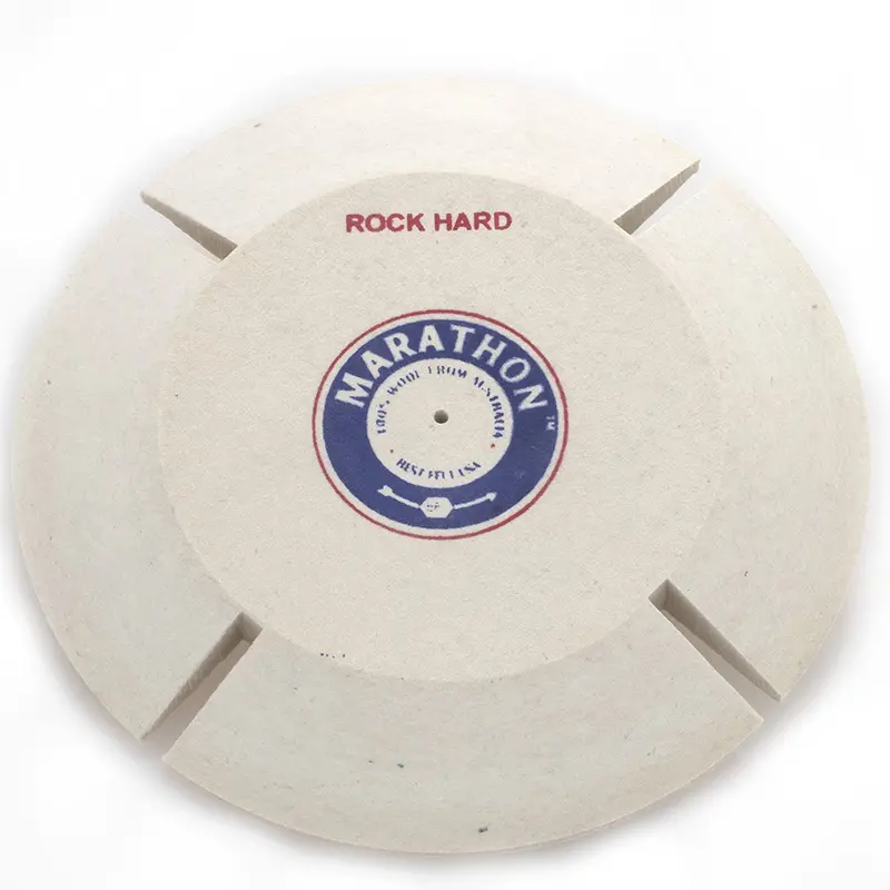 6-Inch Split Felt Polishing Laps