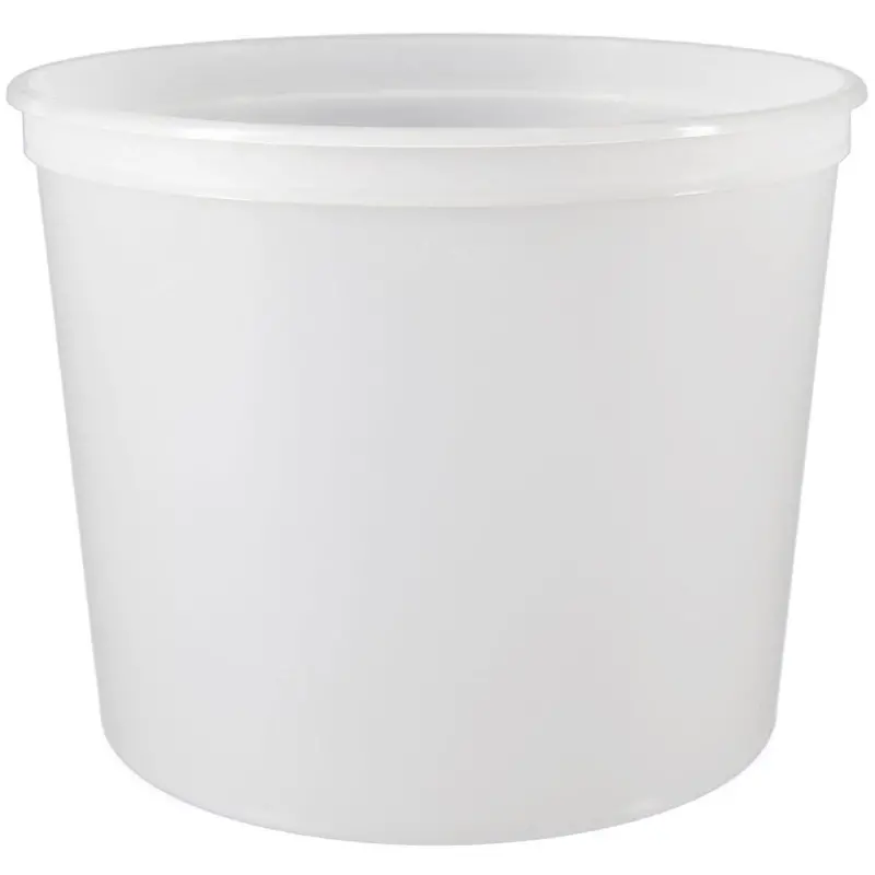 62 oz (3 lb) Natural PP Freezer-Safe Tub – L603