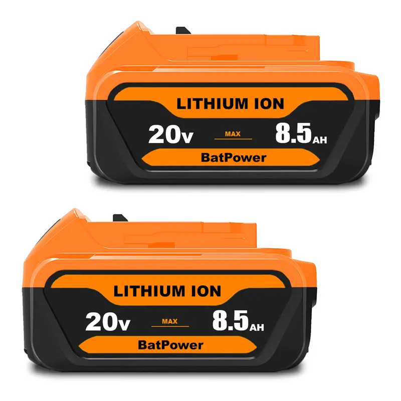 8.5Ah 20V MAX XR Extended Battery for DeWalt DCB207 – Supports 4–7Ah Tool Ecosystems