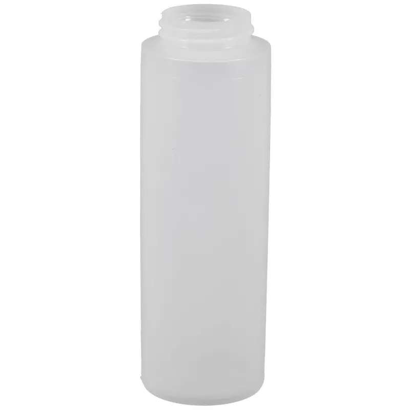 8 oz Natural LDPE Cylinder Bottle – 38-400 Neck Finish