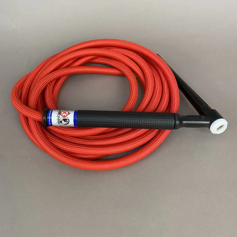 9 Series 125A Air-Cooled TIG Torch with 25 Dinse Power and 5/8″-18 RH Gas Port