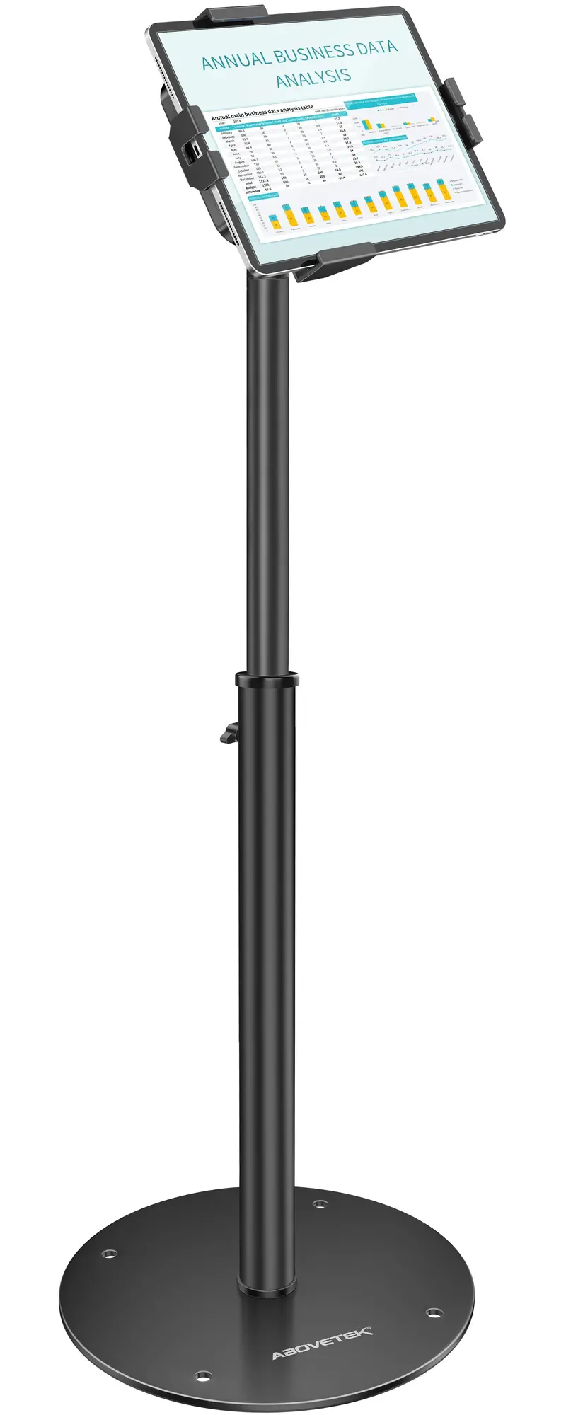 AboveTEK Compact Floor Stand for 7.9″–11″ Tablets – TH-608