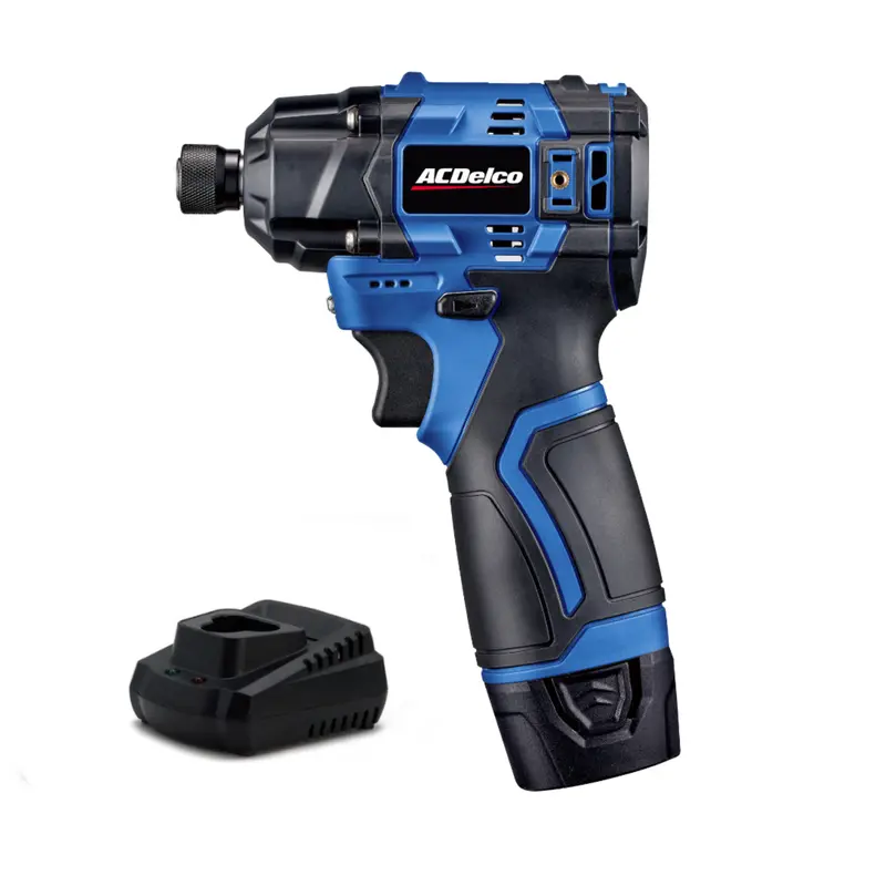 ACDelco G12 12V Brushless 1/4″ Hex Impact Driver – Complete Starter Kit with Battery and Charger