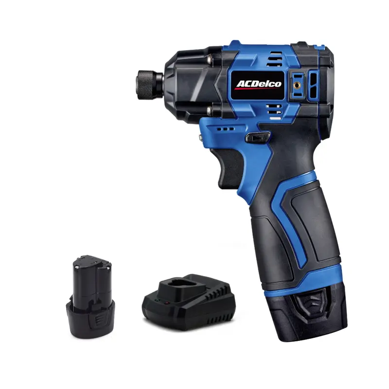 ACDelco G12 12V Brushless 1/4″ Impact Driver – Dual-Battery Kit with Fast Charger