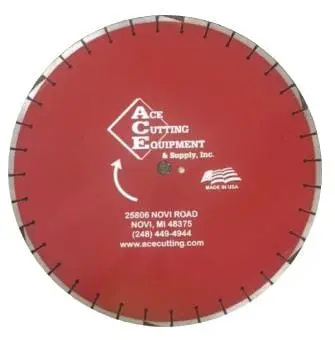 ACE A32 Asphalt-Cutting Diamond Blade