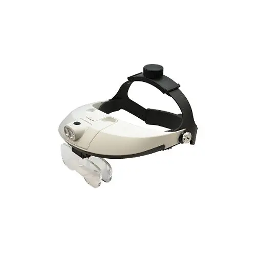 Adjustable LED Headband Magnifier – Wearable Task Lighting System