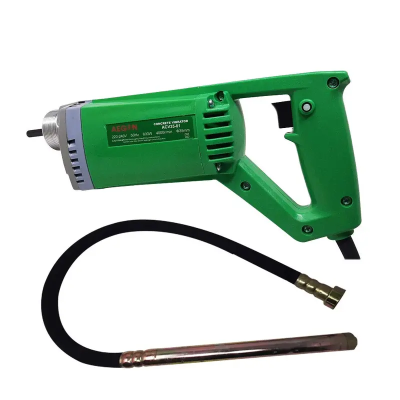 Aegon Acv3501 Handheld Concrete Vibrator and Soil Mixer – 35mm Needle, 1.5m Length, 600W Motor