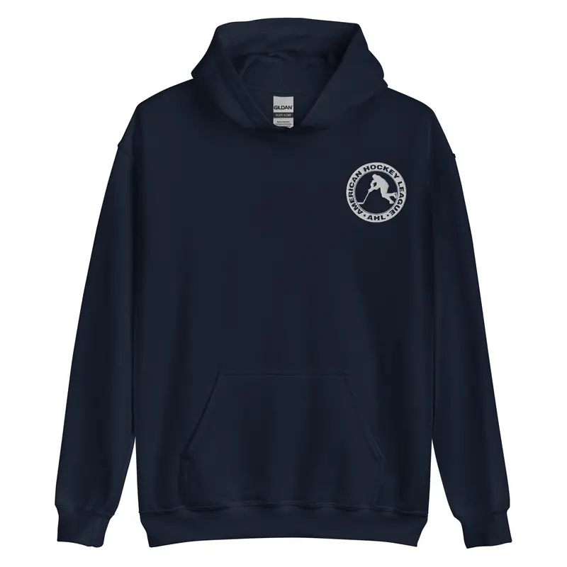 AHL Official Primary Logo Embroidered Adult Hoodie