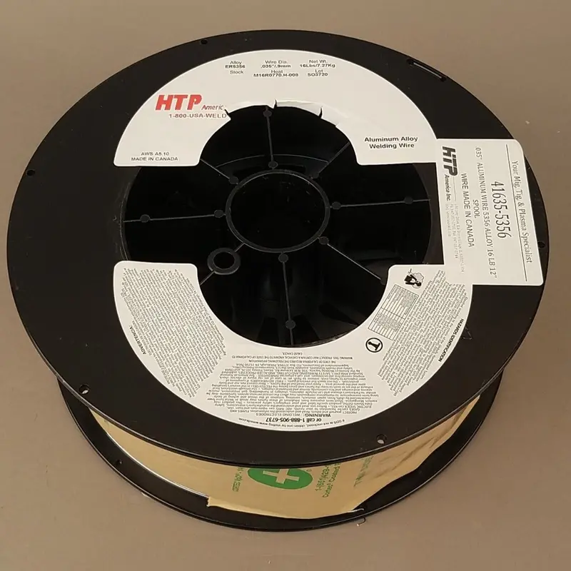 Alcotec ER5356 Aluminum MIG Wire – Made in USA, 16 lb, 12″ Spool