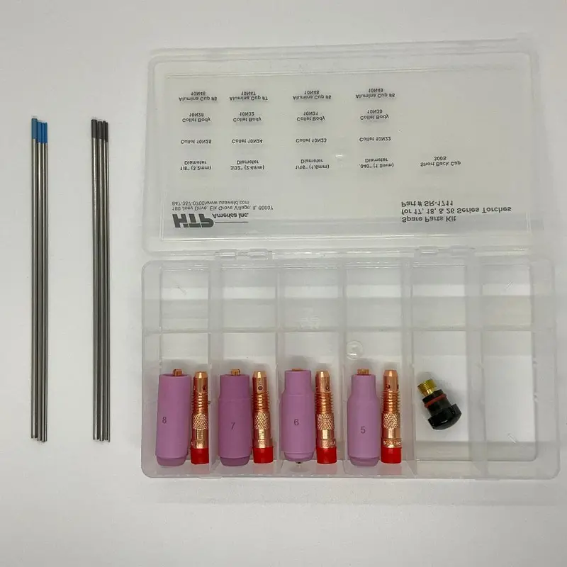 Alumina Nozzle Cup Kit for 17, 18, and 26 Series TIG Torches