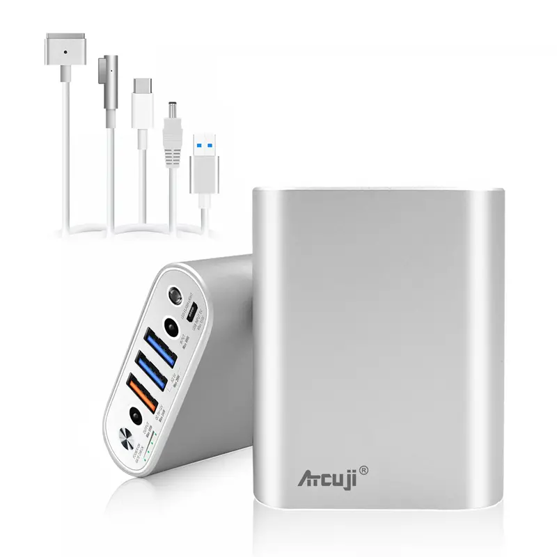 AT20DM 20000mAh Laptop Power Bank with 130W USB-C PD for MacBook Air 13″/11″, iPhone, iPad, Galaxy, and Android Devices (TSA Approved)