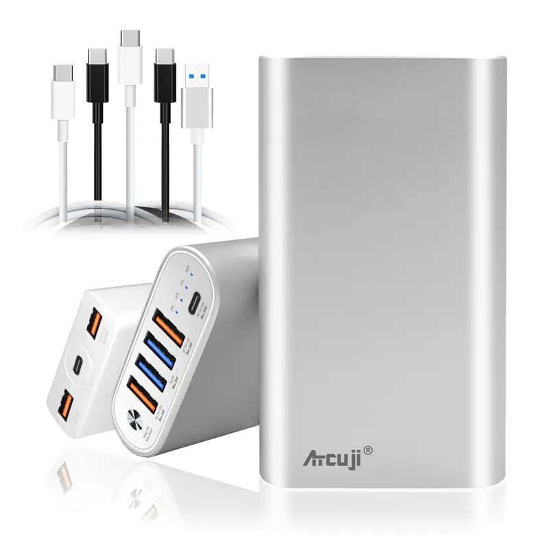 AT26PA 26800mAh USB-C Power Bank with 150W/90W/87W PD for MacBook Pro & Air, Surface Pro, HP, Dell, Razer, Lenovo, and ASUS Laptops (TSA Approved)