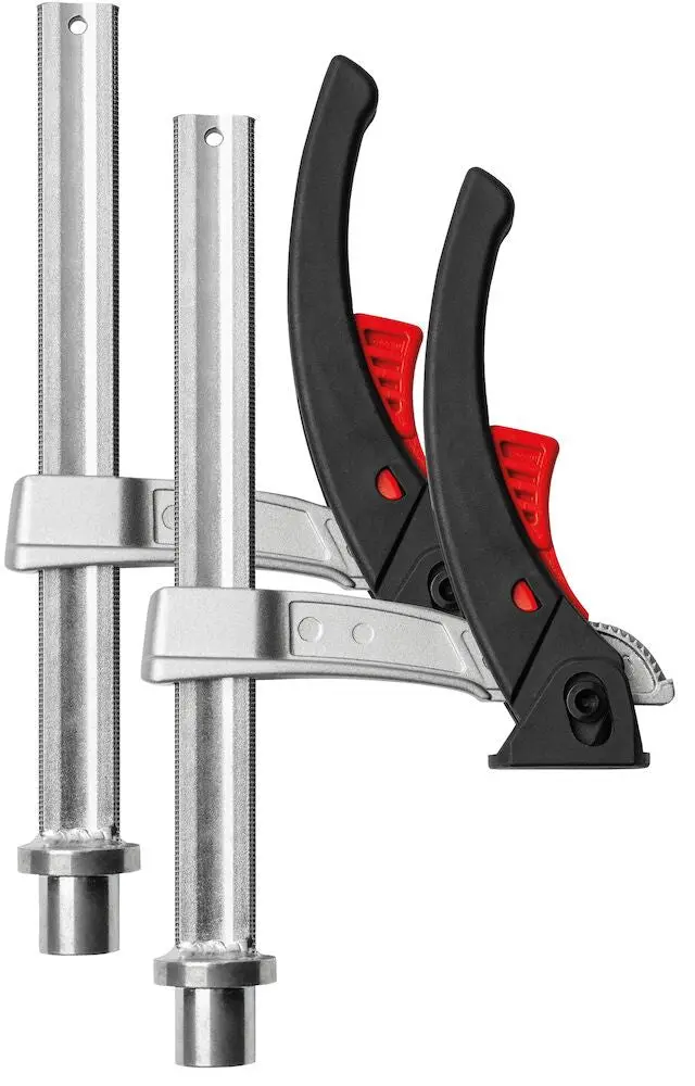 BESSEY KLI20-MFT-SET Ratcheting Lever Table Clamp – Optimized for 20mm MFT Work Surfaces