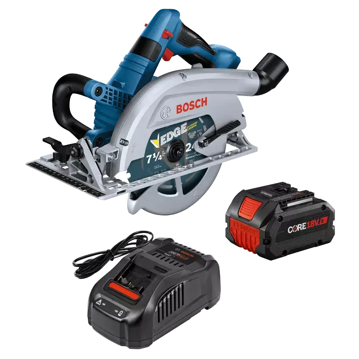 BOSCH GKS18V-26LB14 18V PROFACTOR Left-Blade 7-1/4″ Circular Saw Kit with 8.0 Ah CORE Performance Battery