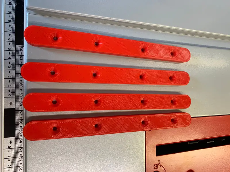 Bosch GTS 635-216 Crosscut Sled Rails – Reinforced Aluminum Sliding Tracks