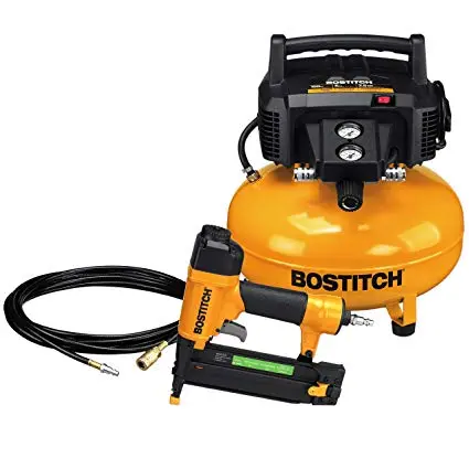 Bostitch BTFP1KIT-CA Brad Nailer and Air Compressor Combo Kit – All-in-One Fastening Solution